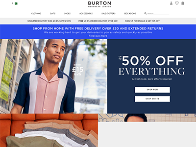 Burton Menswear